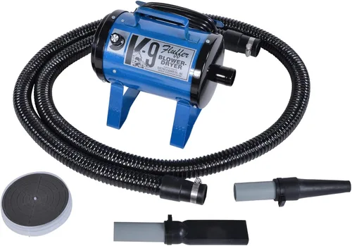 Vista 10 de Electric Cleaner Company K9 Fluffer - Secador de perros - Potente soplador portátil para perros y mascotas, color negro