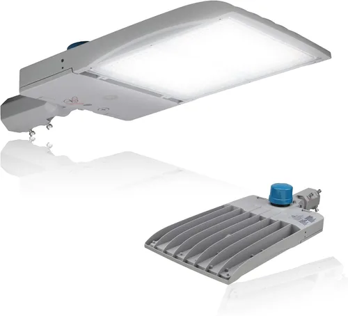Vista 10 de RuggedGrade Vatiaje de luz LED NextGen IV de 100 W para estacionamiento Negro