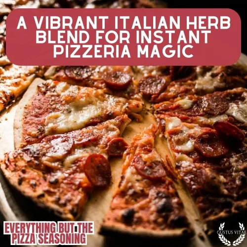 Vista 2 de Everything But the Pizza Seasoning Todo natural Sin OMG 1.0 oz (28 g) Mezcla de especias gourmet Lote pequeño Masaje artesanal Paquete