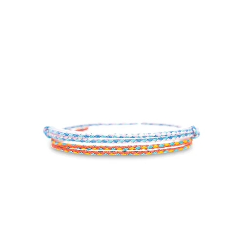 Vista 16 de Made by Nami 2 Pcs Wave String Ankle Bracelets for Women Waterproof & Adjustable Thin Braided Anklet Surfer Boho Ankle Bracelet Set of 2 Beach Multi