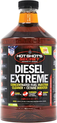 Vista 2 de HOT SHOTS Secret Diesel Fuel System Cleaner and Treatment Bundle (64 onzas líquidas + 16 onzas líquidas)