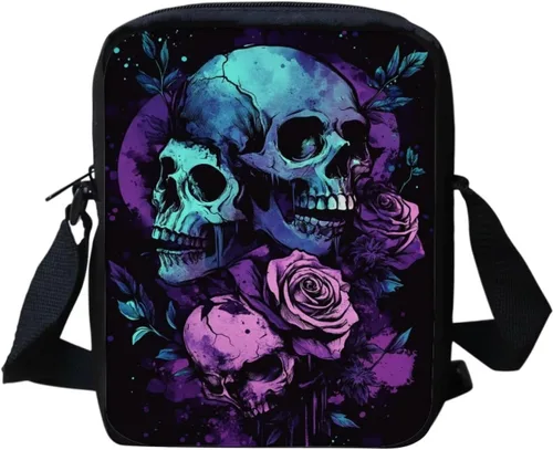 Vista 48 de Halloween Cat Small Messenger Bag Crossbody Shoulder Bag for Women Black Cat Pumpkin