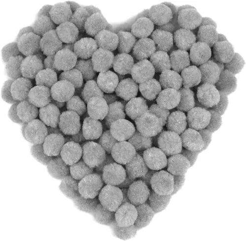 Vista 11 de MORFEN 150 pompones, pompones negros de 1 pulgada, bolas de pompón mullido, pequeños pompones para manualidades, proyectos de manualidades