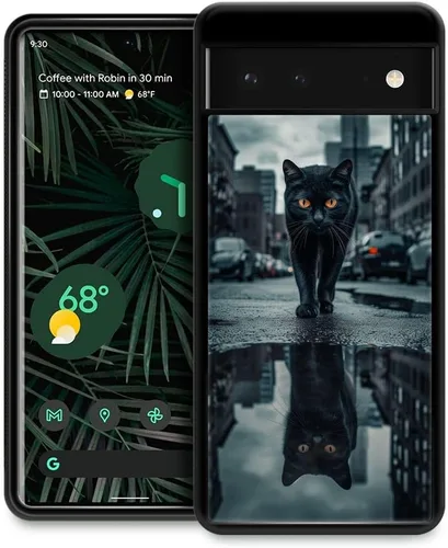 Vista 40 de CARLOCA Funda compatible con Google Pixel 6, diseño gráfico de moda a prueba de golpes, protección antiarañazos y caídas, Google Pixel 6 en blanco