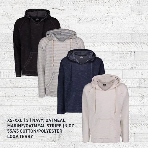 Vista 7 de MV Sport Sudadera con capucha Baja para hombre - Sudadera ligera con capucha