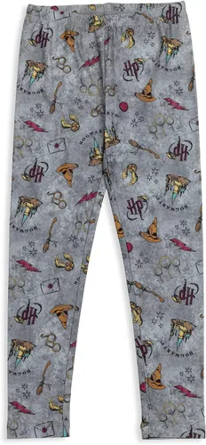 Vista 4 de Harry Potter Conjunto de sudadera y leggings de forro polar de piel sintética para niñas