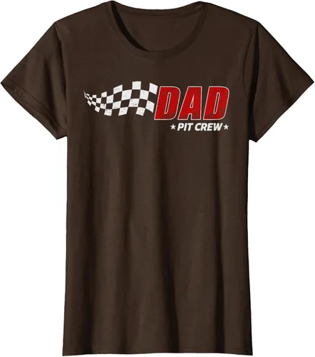 Vista 21 de Dad Pit Crew Race Car Birthday Family Matching Pit Crew Camiseta Pit Crew