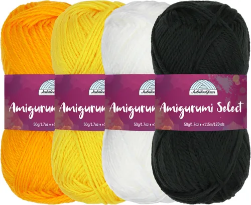 Vista 10 de JubileeYarn Amigurumi Select - Hilo de acrílico para bebé - Surtido de inspiración 83-4 madejas