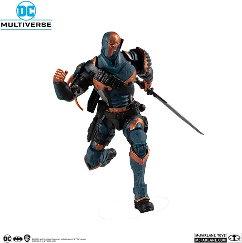 Vista 3 de McFarlane Toys DC Multiverse Deathstroke: Batman: Arkham Origins - Figura de acción de 7 pulgadas, multicolor (15342-2)