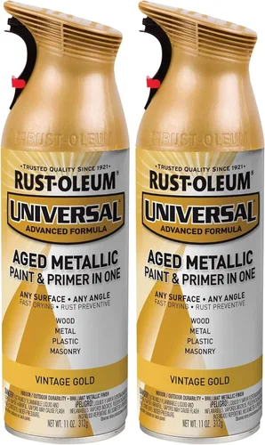 Vista 118 de Rust-Oleum Pintura en aerosol metálica universal para todas las superficies, cobre envejecido Cobre (Aged Copper)
