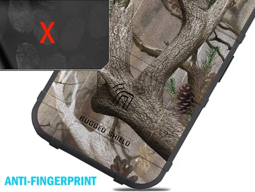 Vista 5 de Nakedcellphone Special Ops Series - Funda para teléfono CAT S62 Pro, diseño de camuflaje Protector resistente, cubierta flexible de TPU