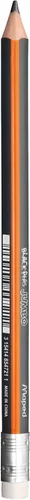 Vista 2 de Maped Helix - 12 lápices triangulares gigantes, escritura cómoda, duradero, fácil de afilar, resistente a la rotura, borrador sin látex