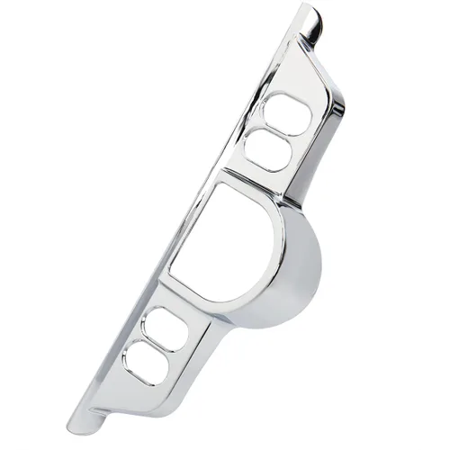 Vista 2 de Cubierta de acento para panel de instrumentos de interruptor cromado para Harley Touring 96-13 Electra Glide/Street Glide FLHX 06-13