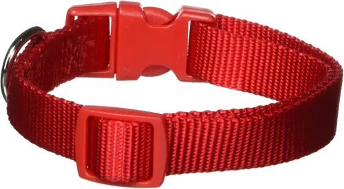 Vista 16 de Zack & Zoey Collar de perro de nailon de ancho, se adapta a cuellos de 6 a 10 pulgadas, Bluebird