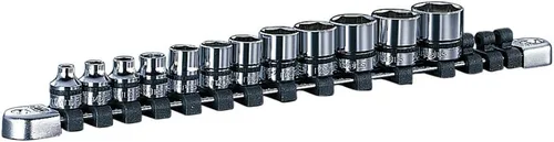 Vista 6 de Kyoto Machine Tools (KTC) Neplos Socket Set NTB206WA Ángulo de inserción: 0,25 pulgadas (0.248 in), juego de 6