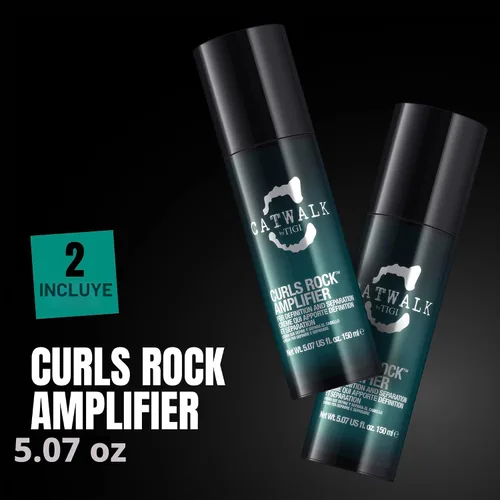 Vista 2 de TIGI Catwalk Curls Rock Amplifier Curl Cream - Paquete de 2, 5.07 oz Ea