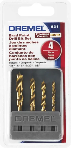 Vista 4 de Dremel 631 - Juego de brocas Brad Point (4 piezas)
