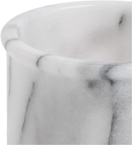 Vista 12 de Mantequillera Norpro de mármol, color blanco, talla única , Blanco crudo