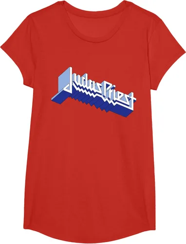 Vista 11 de Judas Priest - Camiseta con logotipo de Defender, Negro