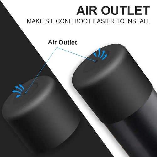 Vista 5 de Protector de Silicona para Botella de Agua Owala, 2 Piezas Fundas Protectoras Antideslizantes para Botellas de Agua FreeSip/Twist/Flip, Sin BPA