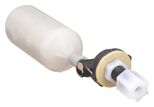 Vista 2 de Kerick Valve MA252 Mini válvula de flotador de PVC, tipo montaje en tanque, brazo ajustable, 1,5 gpm a 60 psi, tubo de 1/4