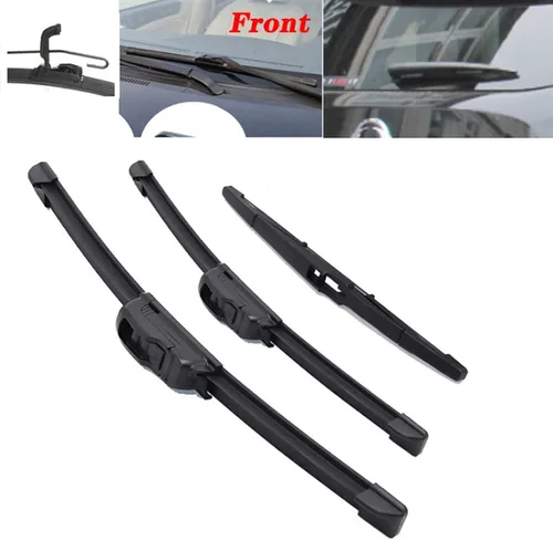 Vista 2 de Limpiaparabrisas delantero para SsangYong Tivoli 2015-2019, 24 pulgadas, 16 pulgadas, 12 pulgadas, limpiaparabrisas delantero y trasero