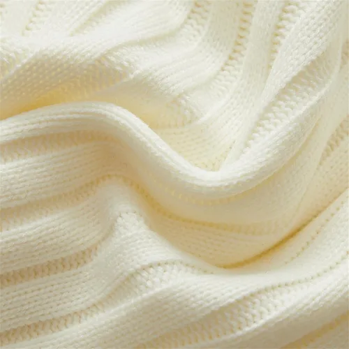 Vista 5 de PATPAT Baby Pullover Turtleneck Knitted Sweater Long Sleeve Solid Color Infant Fall Winter Warm Clothes