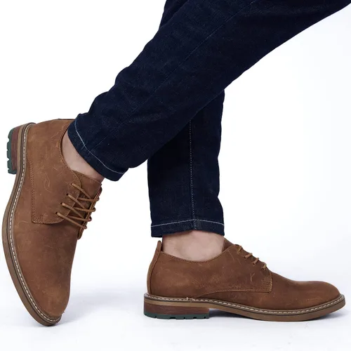 Vista 7 de Zapatos de vestir Oxford casuales con cordones para hombre