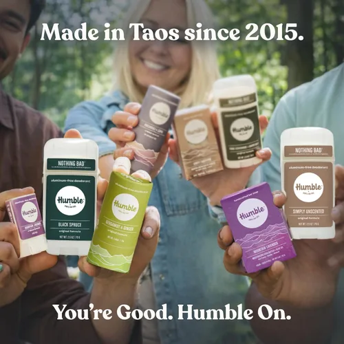 Vista 7 de HUMBLE BRANDS Desodorante sin aluminio, vegano y libre de crueldad, formulado para pieles sensibles, simplemente sin perfume, 2.5 onzas