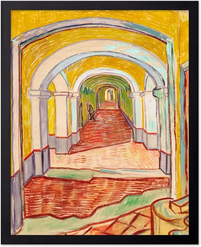 Vista 85 de Poster Master Póster clásico de Van Gogh, impresión impresionista vintage, regalo para artista, pintor, autorretrato, sombrero de paja, dibujo