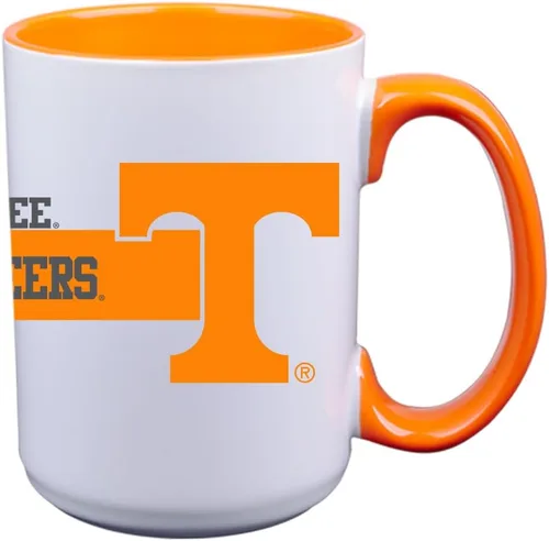 Vista 3 de The Memory Company Taza de café sublimada con licencia oficial de la NCAA de 15 onzas, Universidad de Alabama