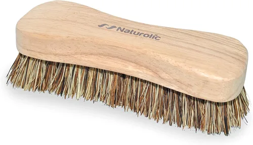 Vista 7 de Juego de cepillos de limpieza totalmente natural de madera Mango de madera Cepillo de cerdas de palmera para limpieza Productos de limpieza