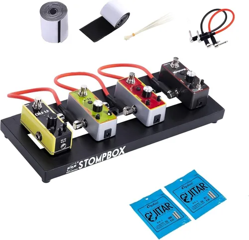 Vista 12 de Eno Music 14" Bolsa Mini para Pedal de Efectos de Guitarra Compacta Pequeña