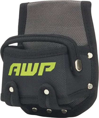 Vista 4 de AWP Funda para Cinta Métrica con Clip de Cinturón de Metal y Bucle de Túnel, Accesorio para Cinturón de Herramientas