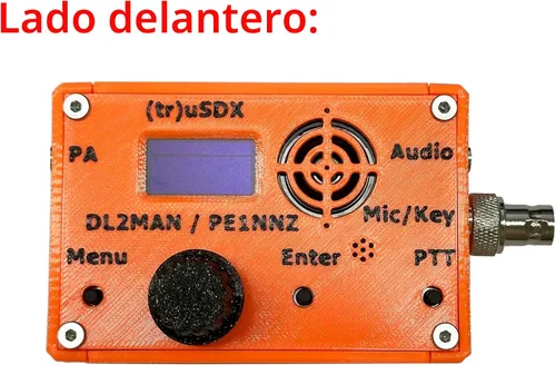 Vista 2 de Malahit tr usdx transceptor de 5 bandas usdx multimodo QRP Ensamblado con estuche por PE1NNZ y DL2MAN
