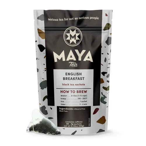 Vista 11 de Maya Tea Bolsas de té de hierbas Citrus Hibiscus, todo natural, sin cafeína, paquete de 20