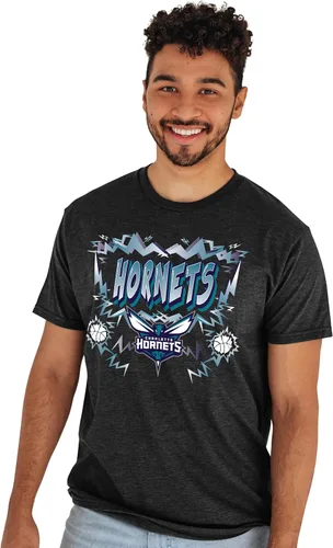 Vista 17 de Blue 84 NBA - Camiseta unisex para adultos, con licencia oficial de la NBA, colores alternativos jaspeados
