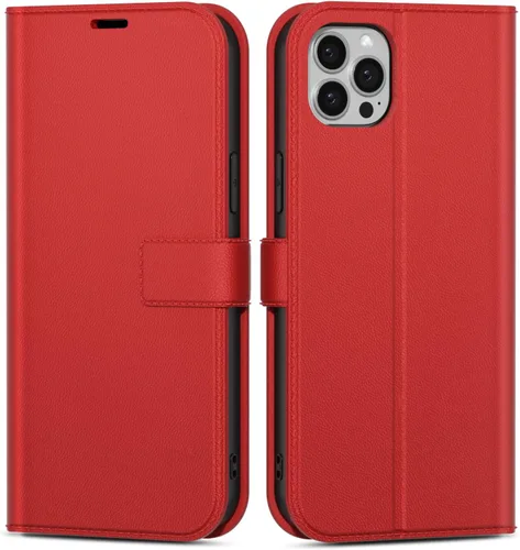 Vista 89 de oakxco Funda tipo cartera para iPhone SE 2022/2020/8/7 con soporte para tarjeta de crédito, funda magnética RFID delgada tipo libro con tapa