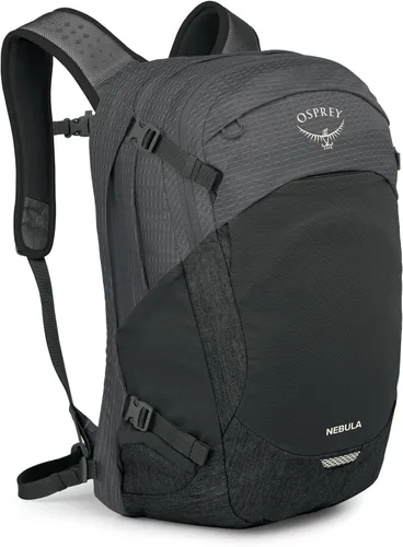 Vista 9 de Osprey Mochila de Viajero Nebula, Atlas Blue/Heather bolso diario, paquete del campus, portátil llevar, color azul