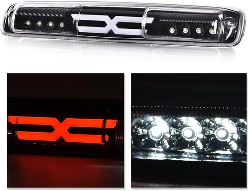 Vista 7 de GRAND ORANGE Tercera Luz de Freno LED Compatible con Chevy Silverado 1999-2006 1500 2500 3500 y Modelos HD/Classic Tercera Lámpara de Carga