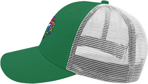 Vista 3 de devor Sombreros de papá psicodélicos Magic Mushrooms Gorras de béisbol, gorras gráficas para mujer