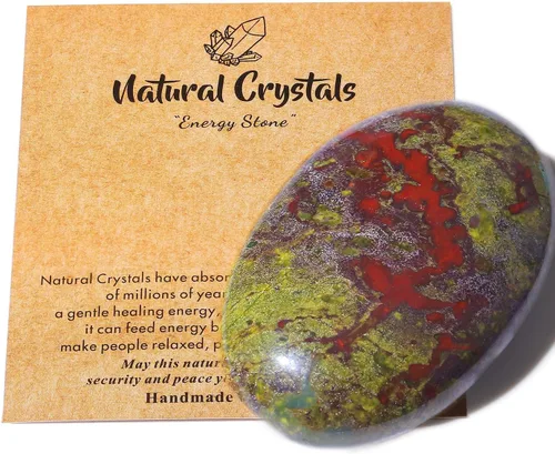 Vista 13 de MAIBAOTA Piedra de Cristal de Ojo de Tigre de 2.4" Pulida para Palma de 0.7" de Grosor Piedra Natural de Reiki Gema Cristales Curativos Piedra