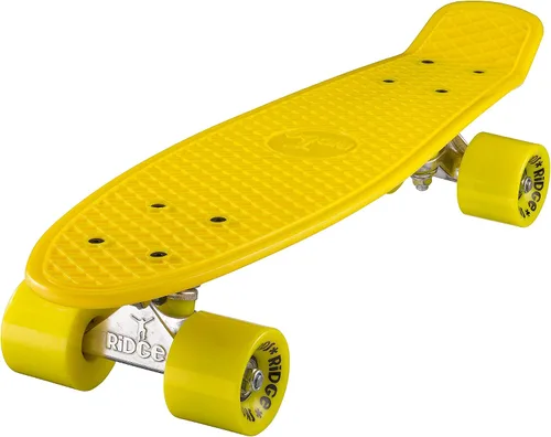 Vista 8 de Ridge Skateboard 55 cm Mini Cruiser Retro Stil in M Rollen Komplett U Fertig Montiert
