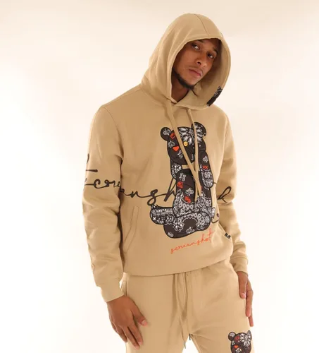 Vista 79 de SCREENSHOT Sudadera urbana de forro polar para hombre, diseño de dibujos animados de animación, parche bordado de gel