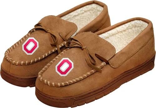 Vista 30 de FOCO NCAA NCAA - Pantuflas tipo mocasín con logotipo de equipo universitario para hombre