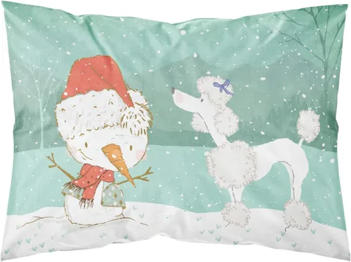 Vista 99 de Caroline's Treasures BB7625PILLOWCASE - Funda de almohada decorativa de tela con texto en inglés "Welcome Friends" Airedale Terrier estándar