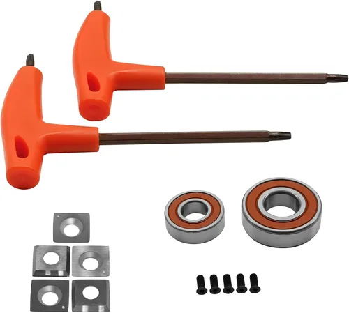 Vista 8 de Shelix Cabezal de corte helicoidal para DeWalt 735 DW735 DW735X Cepilladora de espesor, cabezal de corte helicoidal de 13 pulgadas para DeWalt DW735