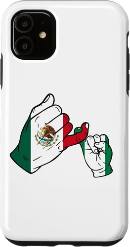 Vista 5 de iPhone 15 Parent and child Mexico Nigeria family Case