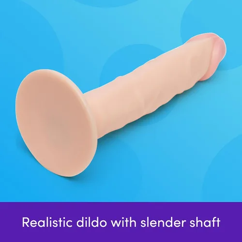 Vista 2 de Lovehoney Consolador anal realista para adultos, juguetes para mujeres y hombres, consolador de ventosa realista de 6 pulgadas para masaje anal