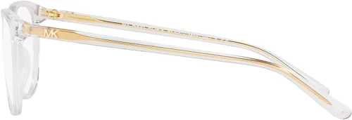 Vista 4 de Michael Kors womens Mk4067u Santa Clara Universal Fit Square Prescription Eyewear Frames Lente transparente/demo